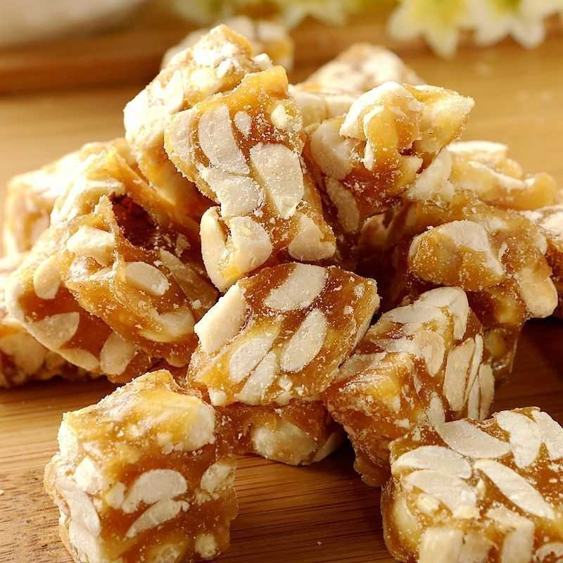 杭州特产手工素食花生糖浙江老字号法根食品糕点塘栖花生酥糖果