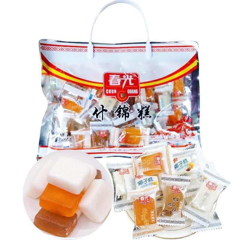 什锦糕450克袋椰香浓郁椰子糕椰子软糖水果糕点200克海南特产