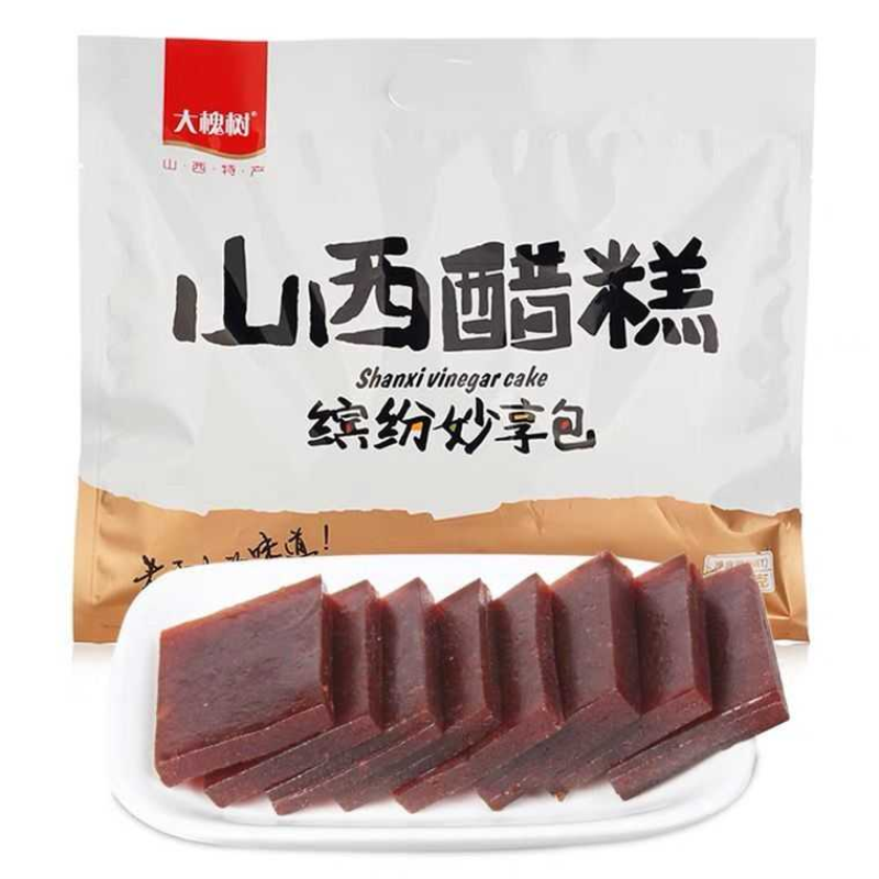 大槐树山西特产洪洞小吃 醋糕 沙棘糕 酸枣糕 生姜红糖糕 红枣片