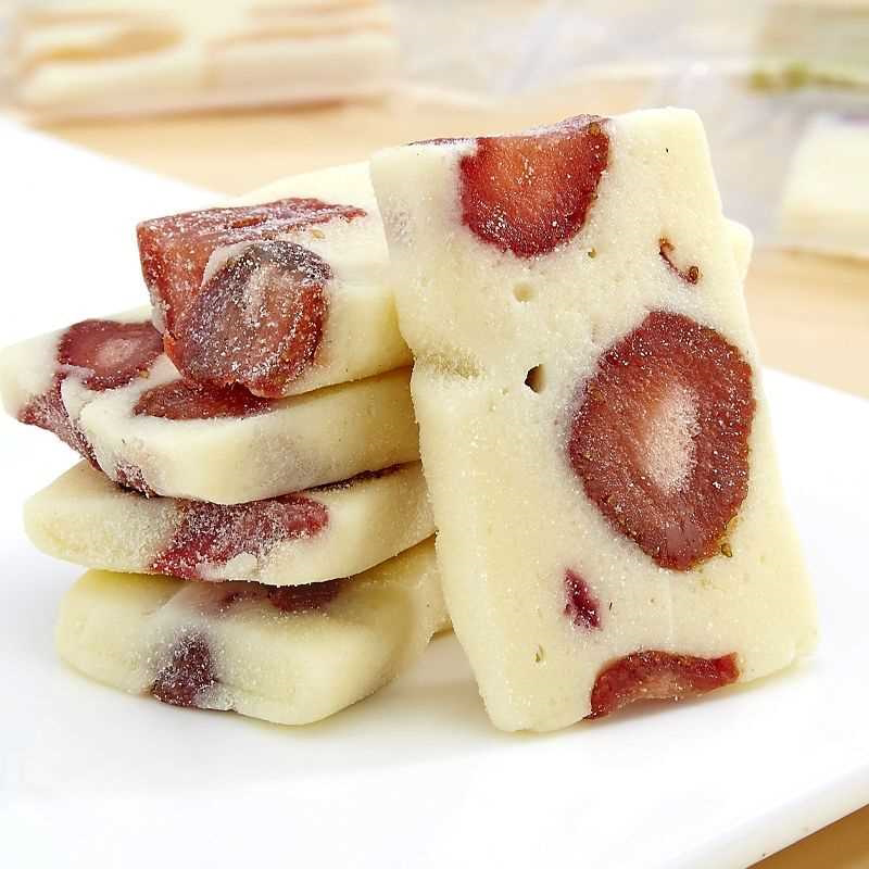 网红草莓芒果奶糕芒果之恋芒果干传统手工糕点糯米糍牛扎软糖零食