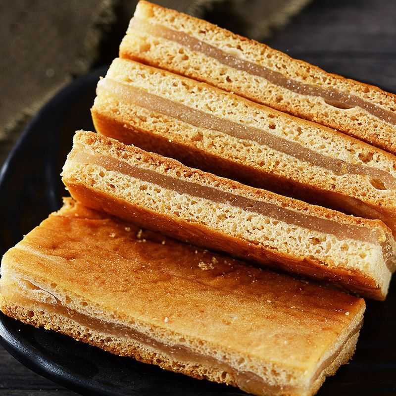 温州地方特产手工传统薄荷味夹心糕点点心零食冰香糕好吃不腻