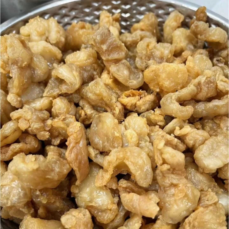 江西萍乡猪油渣炒菜用新鲜油渣原味零食饺子包子馅猪板油油渣商用