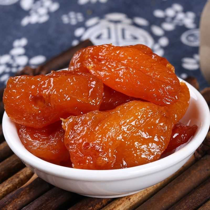 杭州特产湿水晶杏脯肉仁无核杏脯果干酸甜杏肉果脯300g蜜饯小零食