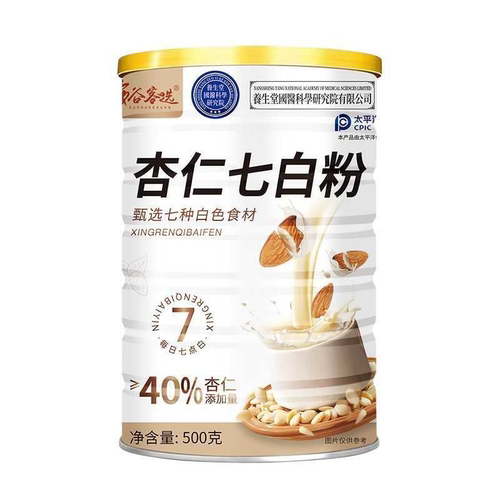 【回头客1478人】多谷客选杏仁七白饮500g罐装营养早餐代餐