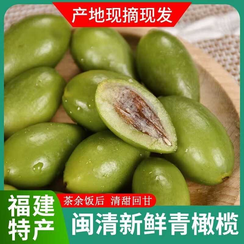 福建特产青橄榄果新鲜檀香原味青橄榄煲汤回甘开胃无糖无添加