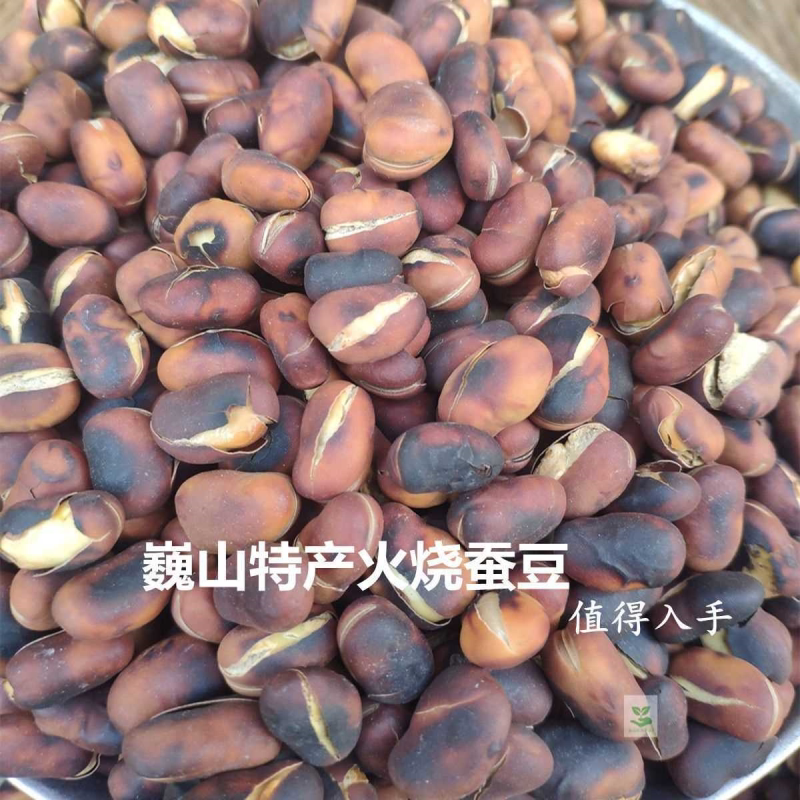 火烧蚕豆云南炒蚕豆巍山炒大豆兰花豆炒豆子胡豆零食干货休闲小吃