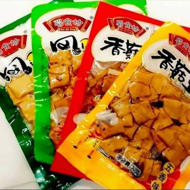 蜀食坊豆干70g麻辣 五香 泡椒 山椒 宿舍休闲豆腐干零食批发小吃