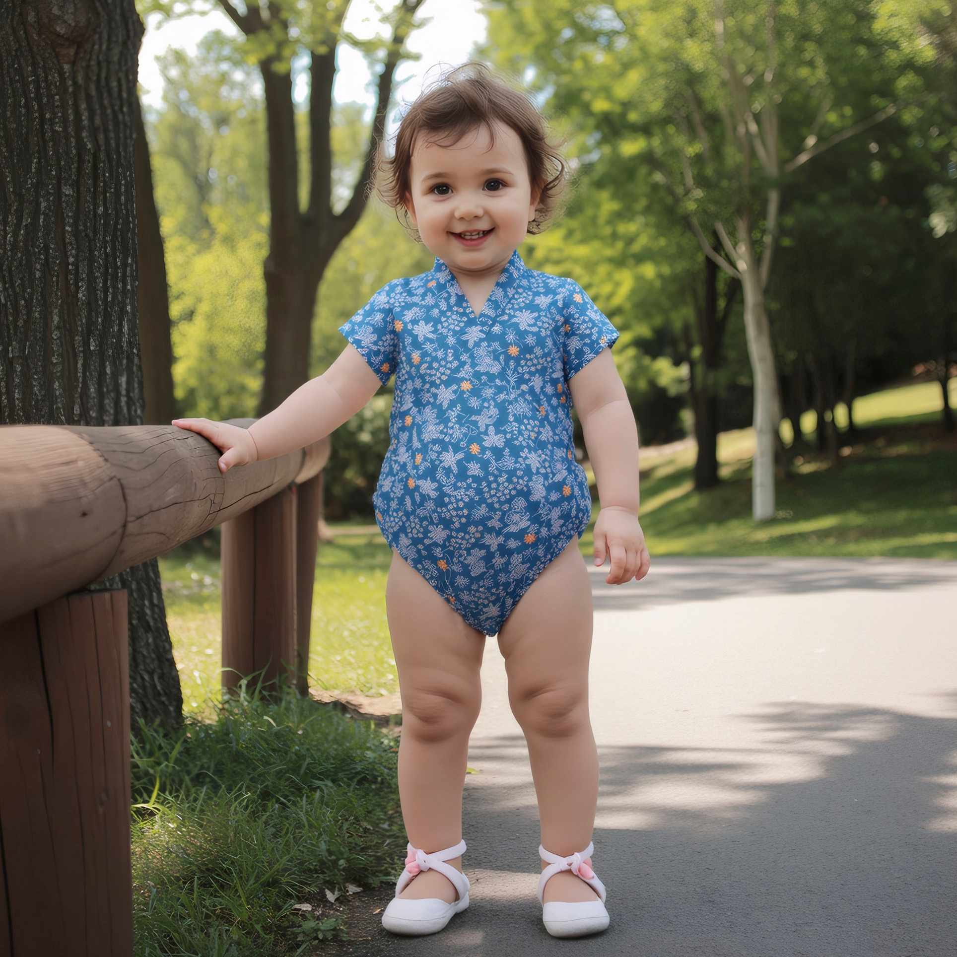 和服哈衣夏季绑带碎花服装新生儿衣服三角爬婴儿宝宝ins睡衣