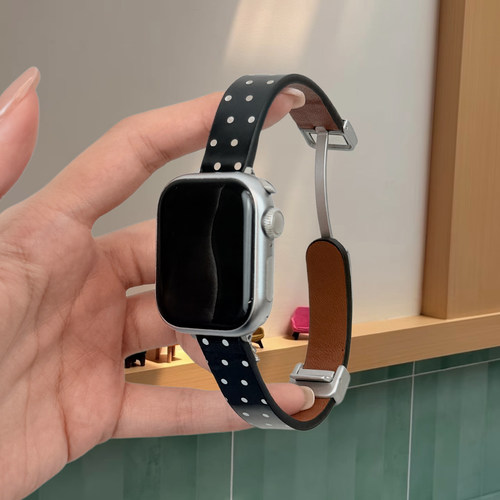 适用苹果s11Iwatch表女生手表带