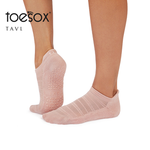 toesox tavi联名款中帮瑜伽袜运动袜防滑室内健身普拉提女子Savvy