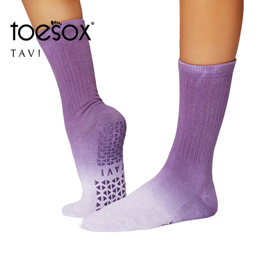 toesox tavi联名款中筒运动袜防滑吸汗透气运动瑜伽袜短女Kai