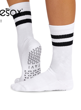toesox tavi联名款瑜伽袜中筒运动袜防滑吸汗透气运动跑步袜女Kai