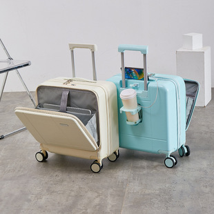 官方小米铝行李箱前置开口可登机男女拉杆箱静音万向轮密码旅行箱