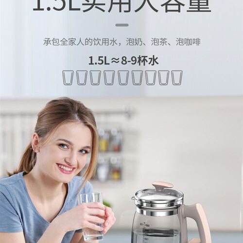 中亲DT2020宝宝恒温烧水壶 婴儿童家用智能调奶器 保温一体温奶器