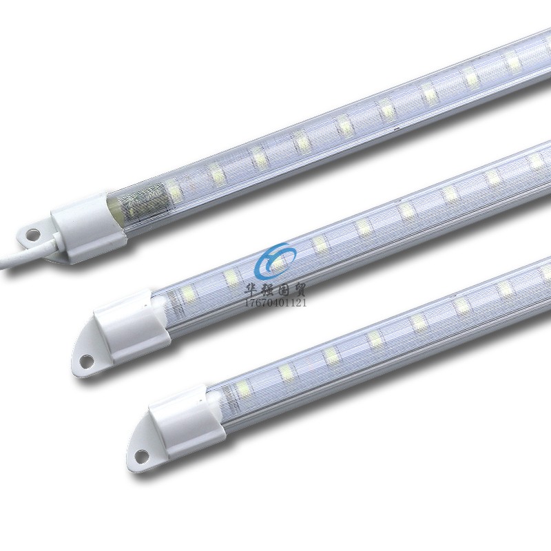 冰箱灯条点菜柜展示柜220伏防水LED灯条保鲜柜麻辣烫柜防潮硬灯带