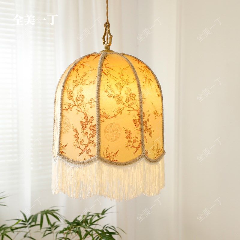 全美一丁新中式灯笼吊灯中国风布艺复古客厅餐厅民宿茶楼装饰灯,家装灯饰光源,床头/玄关/吧台/过道吊灯,淘宝优惠券,粉丝福利购,淘宝优惠卷