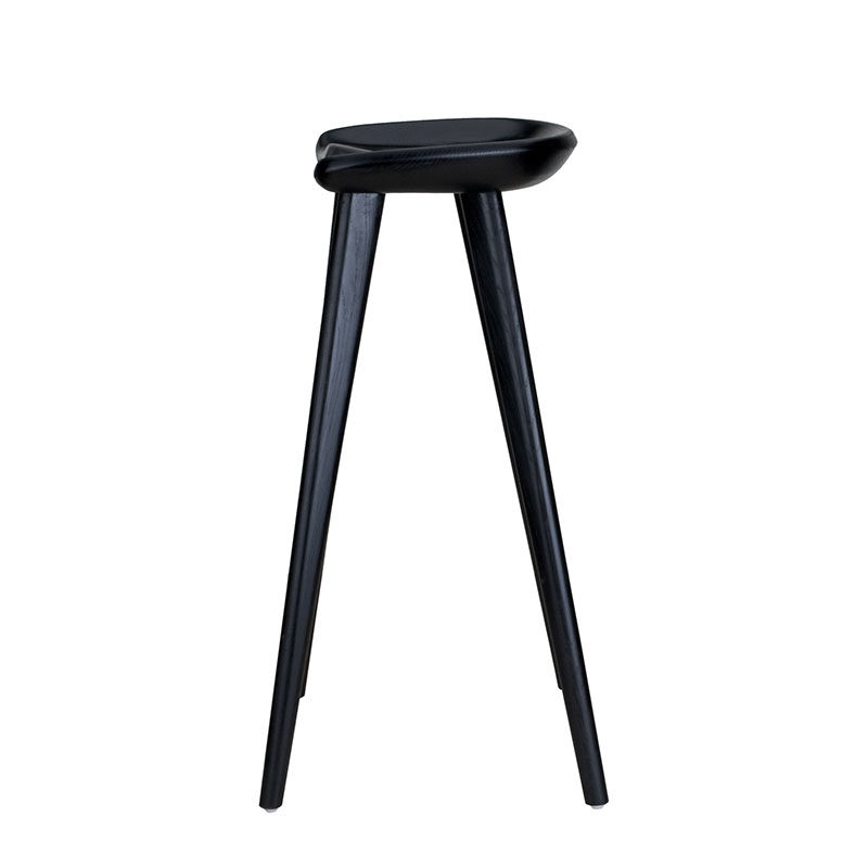 北欧实木吧台椅酒吧桌椅子吧凳家用个性创意黑色岛台高椅高脚凳子