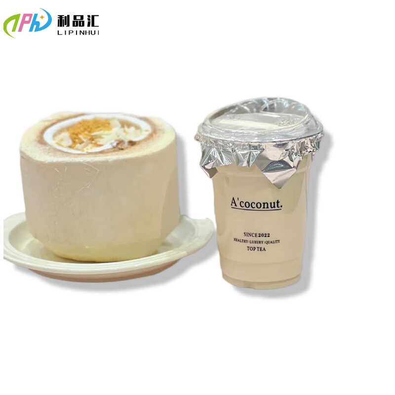 手工锡纸咖啡奶茶杯封囗防溢侧漏包装瓦瓘汤佛跳墻银色铝箔耐高温