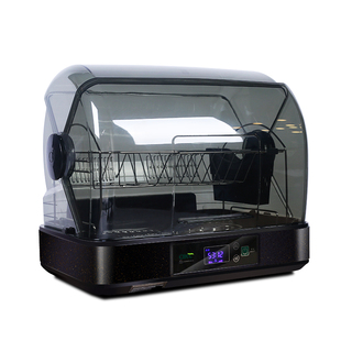 带盖不锈钢厨房置物架餐具碗碟沥水架消毒碗柜碗筷收纳盒家用小型