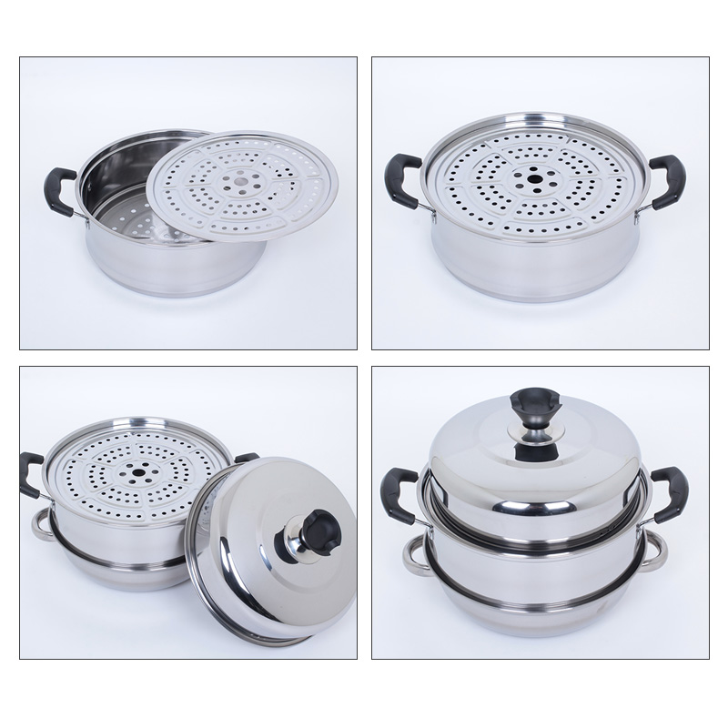 笼屉包邮 加厚加高不锈钢蒸格蒸笼蒸屉多用锅25.5/27.5cm蒸锅笼