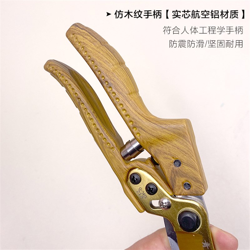 青辰修枝剪盆景果园园林花枝花艺修剪园艺剪刀树枝剪采摘水果神器