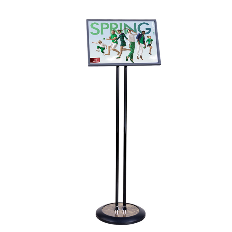 不锈钢A3立牌指示牌立式广告牌水展示架A4酒店导向牌落地展示牌