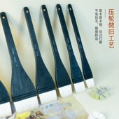 大师级灰鼠毛混毛板刷平排刷水彩背景刷水铺色国画毛竹节笔美术专