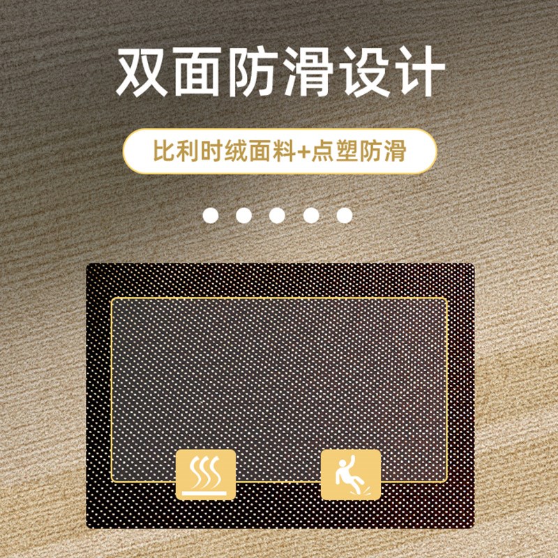 2024新款耐脏厨房地垫长条踩脚垫防滑地毯防油垫子防摔抗污地毯垫