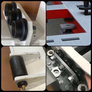 适用奔腾大梁校正仪汽车钣金配件拉塔平台滑轮导向轮垂直平行钩板