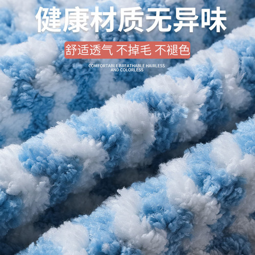 珊瑚绒抹布厨房专用洗碗布不沾油吸水不掉毛易清洗家务清洁擦桌子