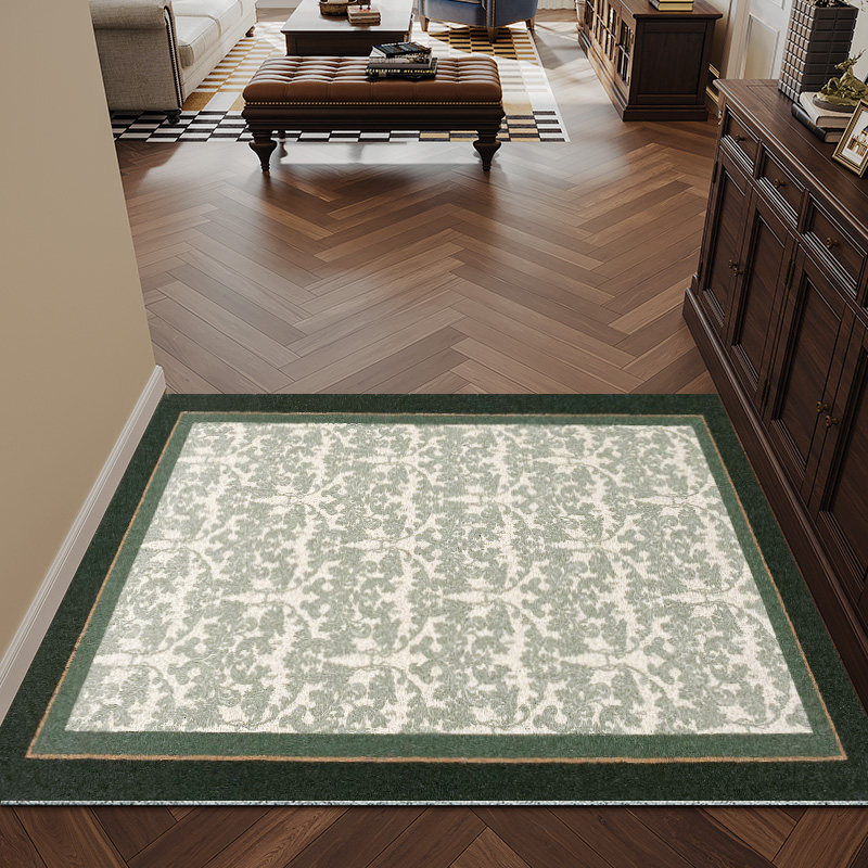 丝圈入户门地垫美式大门口地毯门垫进门脚垫防滑蹭土地板垫可裁剪