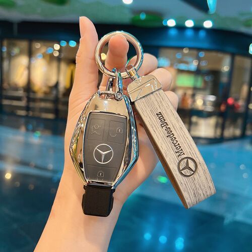 奔驰钥匙套C级E级GLC300L/260L/e300l/E260钥匙壳E350/A200包扣