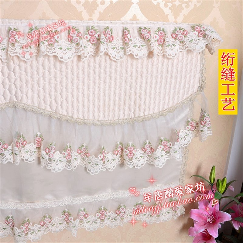 包邮博文电视机罩布艺液晶电视机防尘套电视机罩防尘罩 如花似玉