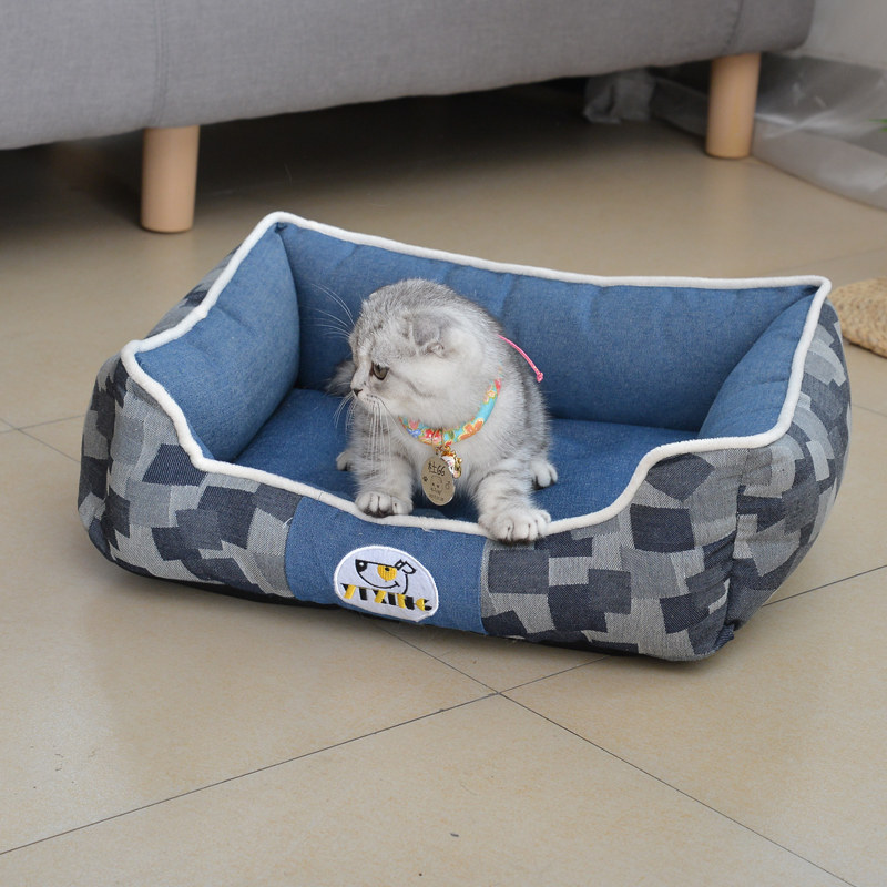 狗窝可拆洗四季泰迪比熊宠物垫子小型大型犬拉布拉多金毛狗床冬天