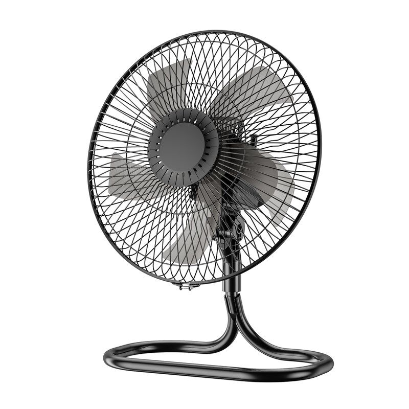 金属电风扇摇头趴地扇大风力台地扇 强力工业爬地扇家用风扇三档