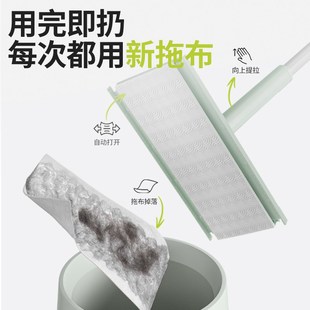 大嘴鲸多功能大号自动夹布拖把家用养宠物吸猫毛狗毛神器吸灰除尘