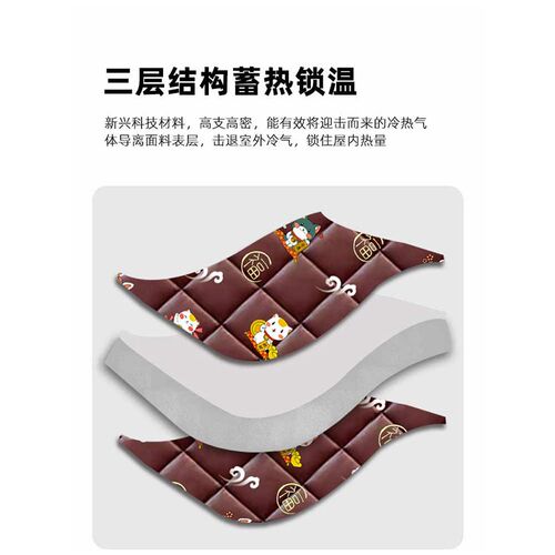 冬季棉门帘加厚农村家用空调保温保暖挡风防风隔断帘隔音防寒磁吸