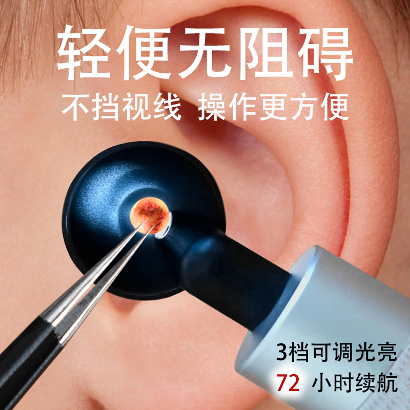 手握式采耳灯无遮挡专业掏耳朵工具专用套装可充电挖耳朵神器可视