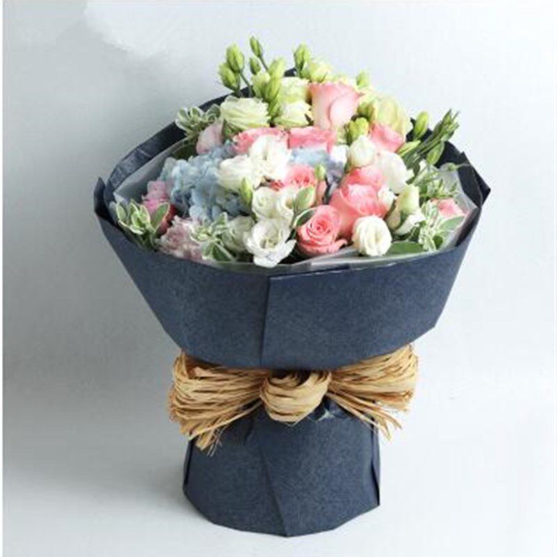 生日创意款式绣球花束石家庄鲜花速递送保定唐山邢台廊坊承德送花