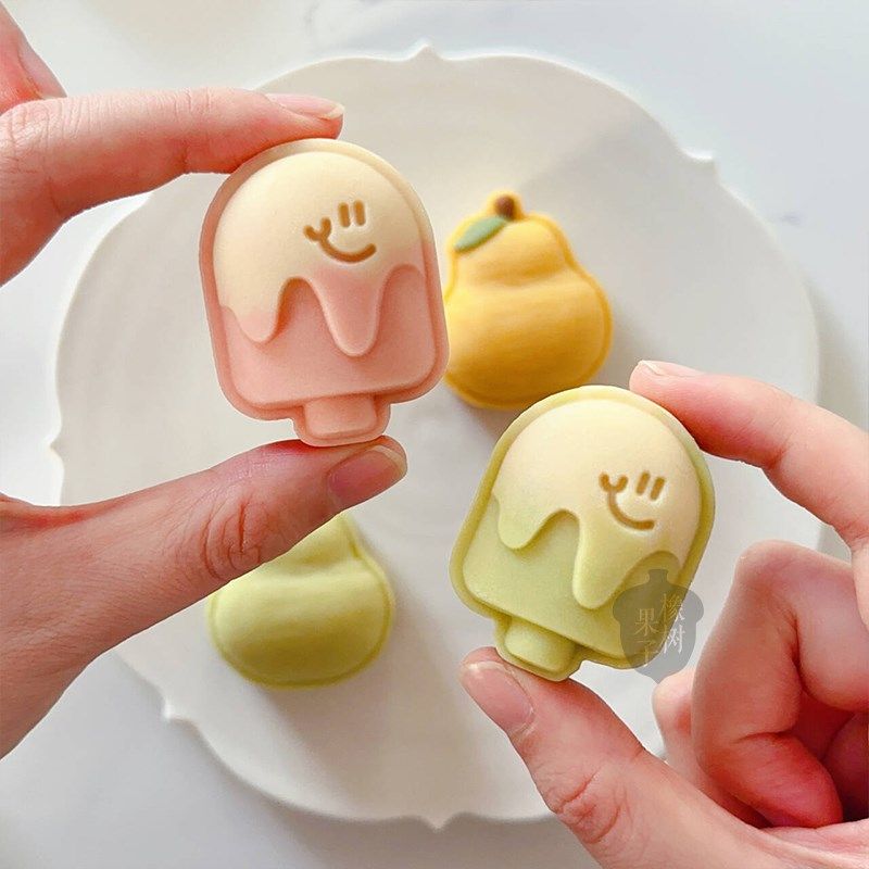 20g卡通雪糕绿豆糕模具30g笑脸冰棍冰淇淋糕点中秋节冰皮月饼模具,厨房/烹饪用具,烘焙模具,淘宝优惠券,粉丝福利购,淘宝优惠卷