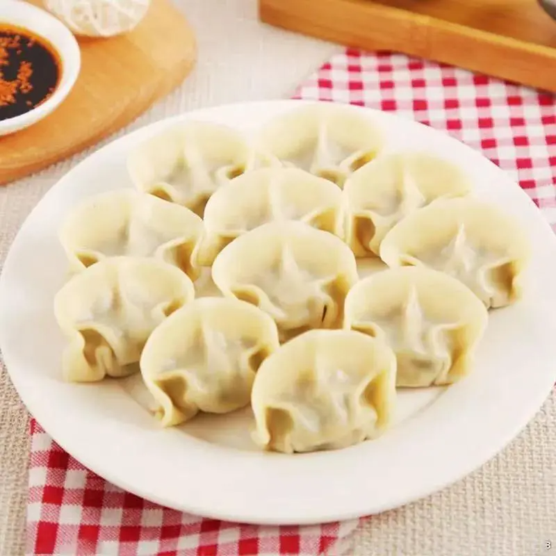 水饺早餐猪肉牛羊肉饺子食品懒人速食饺子上班族半成品即食/z