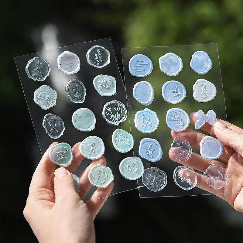 火漆印章覆古手账贴纸烫金信封信纸 贺卡封口立体滴胶印章贴,3C数码配件,USB多功能数码宝,淘宝优惠券,粉丝福利购,淘宝优惠卷