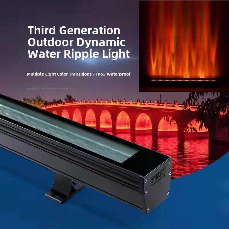 3d动态水波纹氛围投影灯户外防水亮化桥梁工程长条区块洗墙水纹灯,家装灯饰光源,洗墙灯,淘宝优惠券,粉丝福利购,淘宝优惠卷