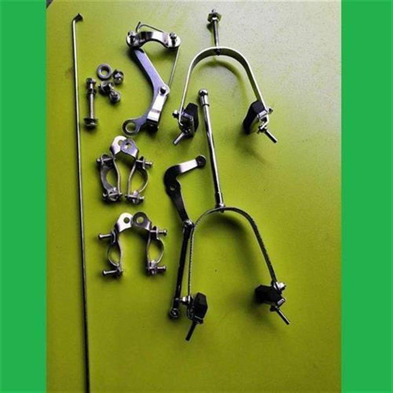 老凤凰单车26寸28寸通用经典老式自行车硬刹前后全套煞车装置配件