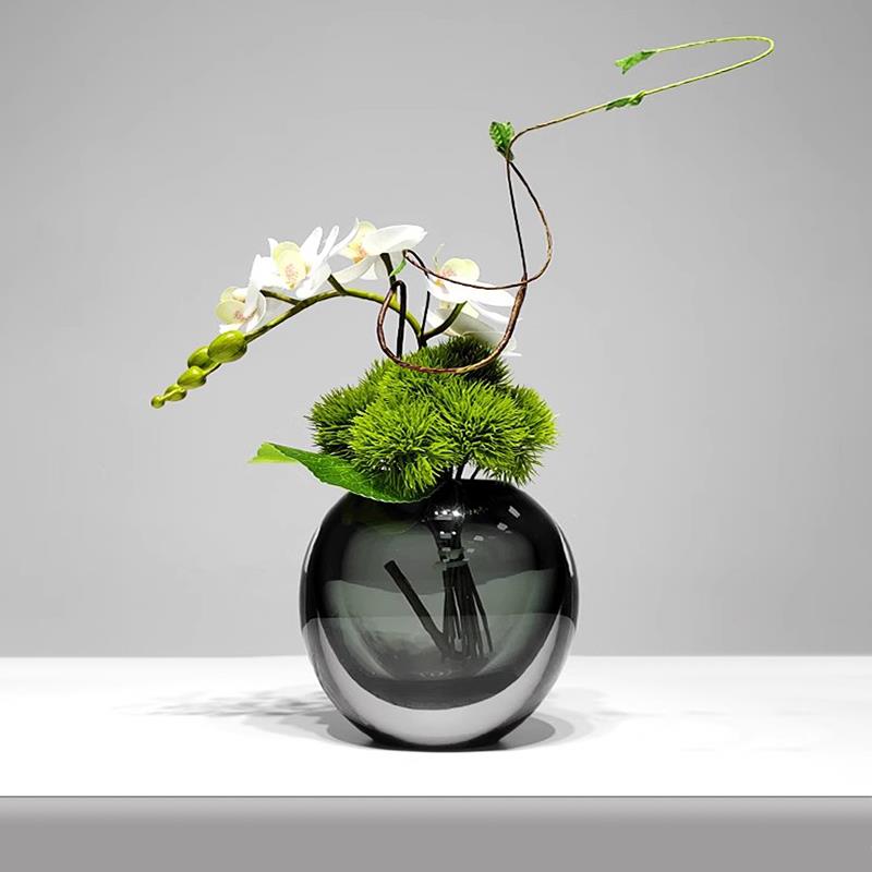 现代轻奢仿真花艺摆件售楼处洽谈桌样板间茶几卫生间简约装饰摆花