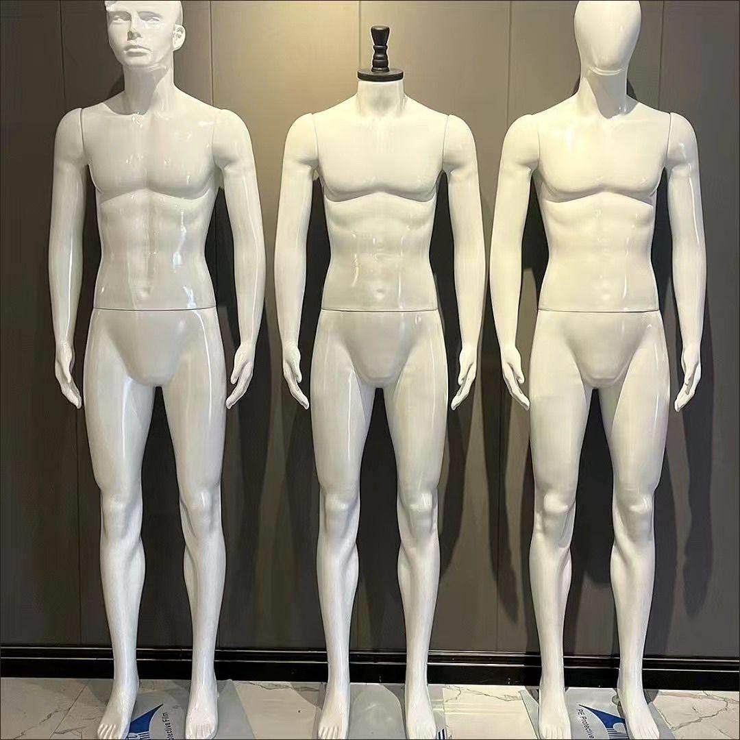 模特男道具人体全身假人塑料人台男装店服装橱窗拍摄衣服展示架子