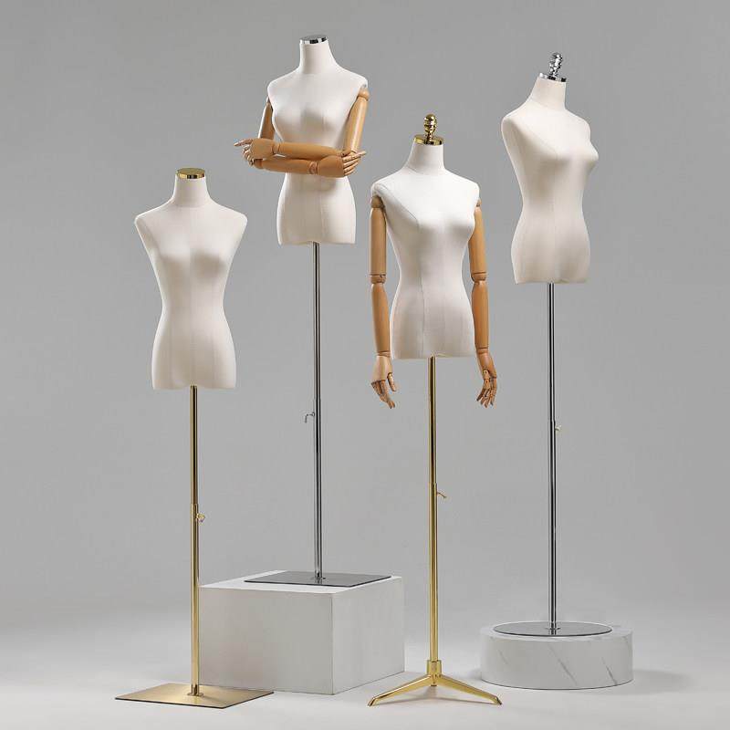 服装店模特道具女半身人体婚纱展示架女装橱窗全身假人台模特架子