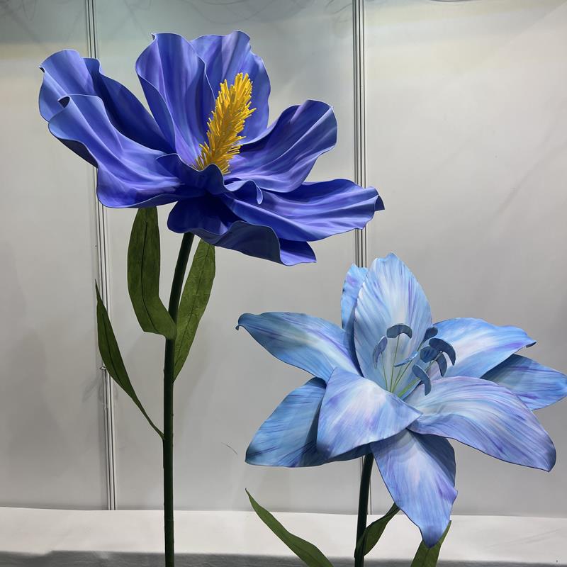 婚庆路引花成品户外婚礼布置手工纸艺花美陈橱窗道具装饰防水纸花