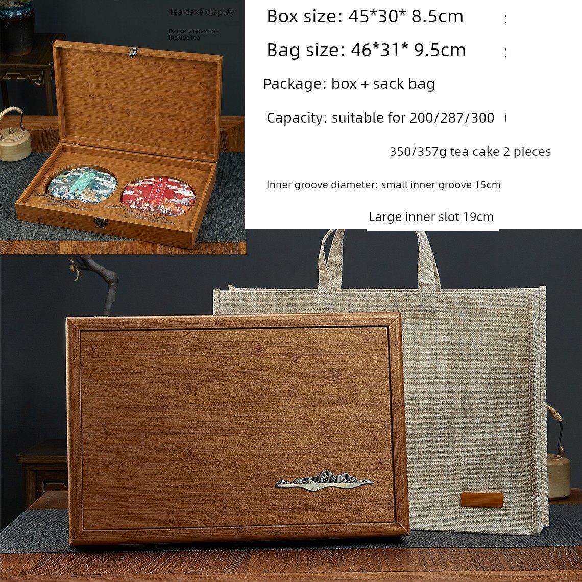 普洱茶包装盒单双饼茶盒350克357克福鼎白茶单两茶饼空礼盒收纳盒