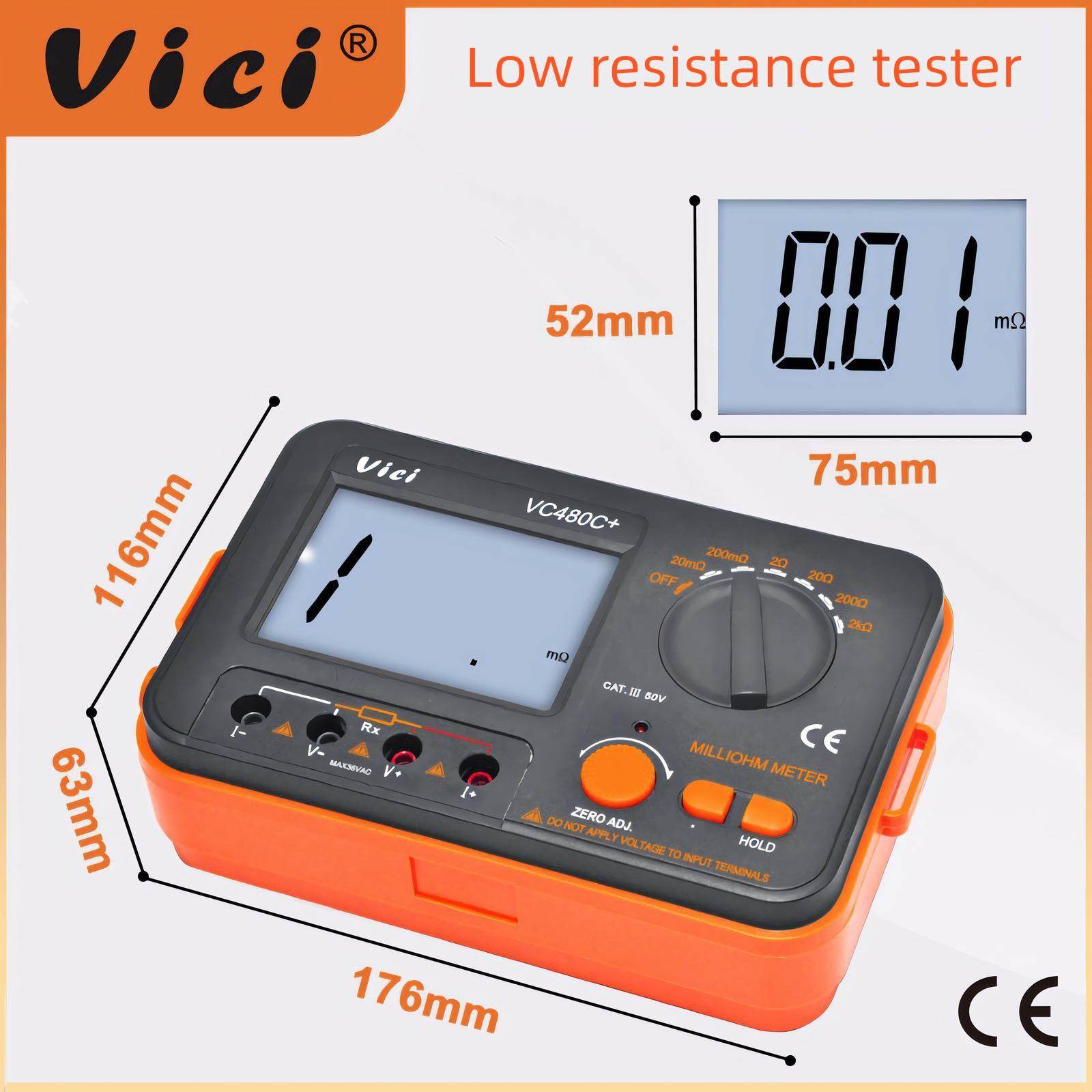 Vici高精度毫欧姆表Vc480C +直流低阻测试仪及其它电液位测试仪